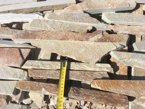 Горбушка златолит золотистый для облицовки купить в Первоуральске