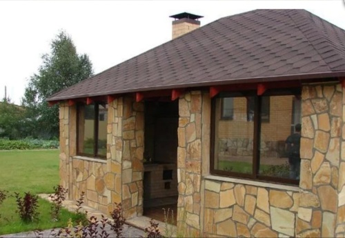 Плитняк златолит жёлтый золотистый для фасада 1,5-3см купить в Первоуральске