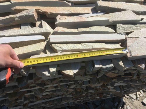 Горбушка златолит золотистый для облицовки купить в Первоуральске