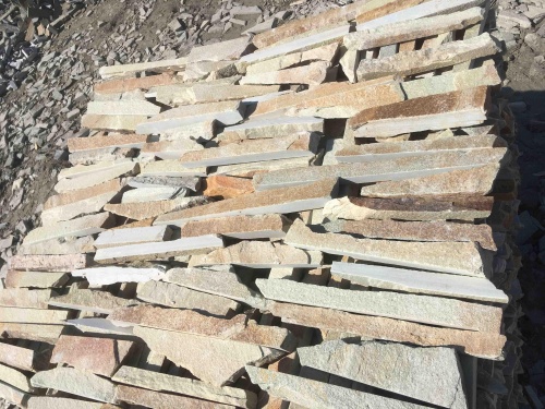 Горбушка златолит золотистый для облицовки купить в Первоуральске