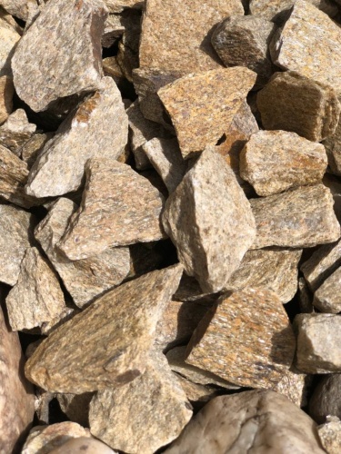 декоративный щебень жёлтый