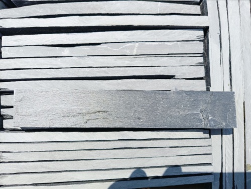 Плитка чёрная из натурального камня фасадная 30 см * 5 см, толщина 7 мм -30 мм купить в Первоуральске